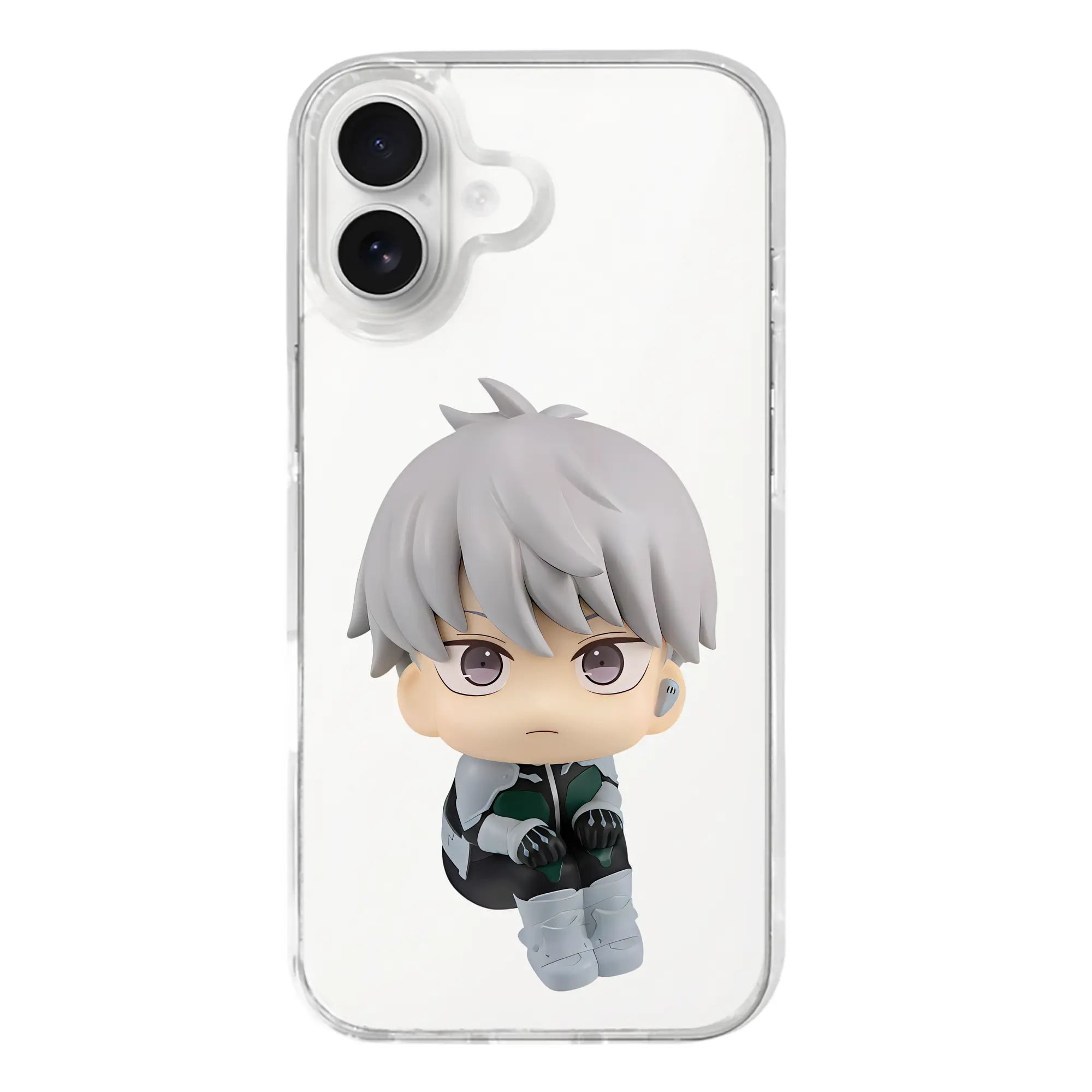 怪獣8号 グッズ,市川レノ - iPhone 17シリーズ 透明スマホケース – 薄型・耐衝撃・精密フィット保護カバー